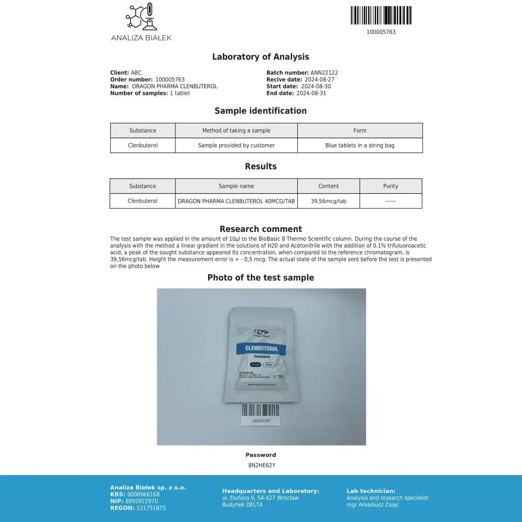 Clenbuterol 40mg Clenbuterol 40mg