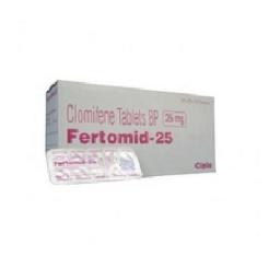 Fertomid 25 mg Cipla, India