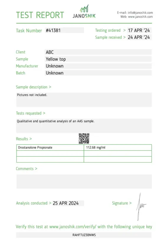 Masteron Propionate 100