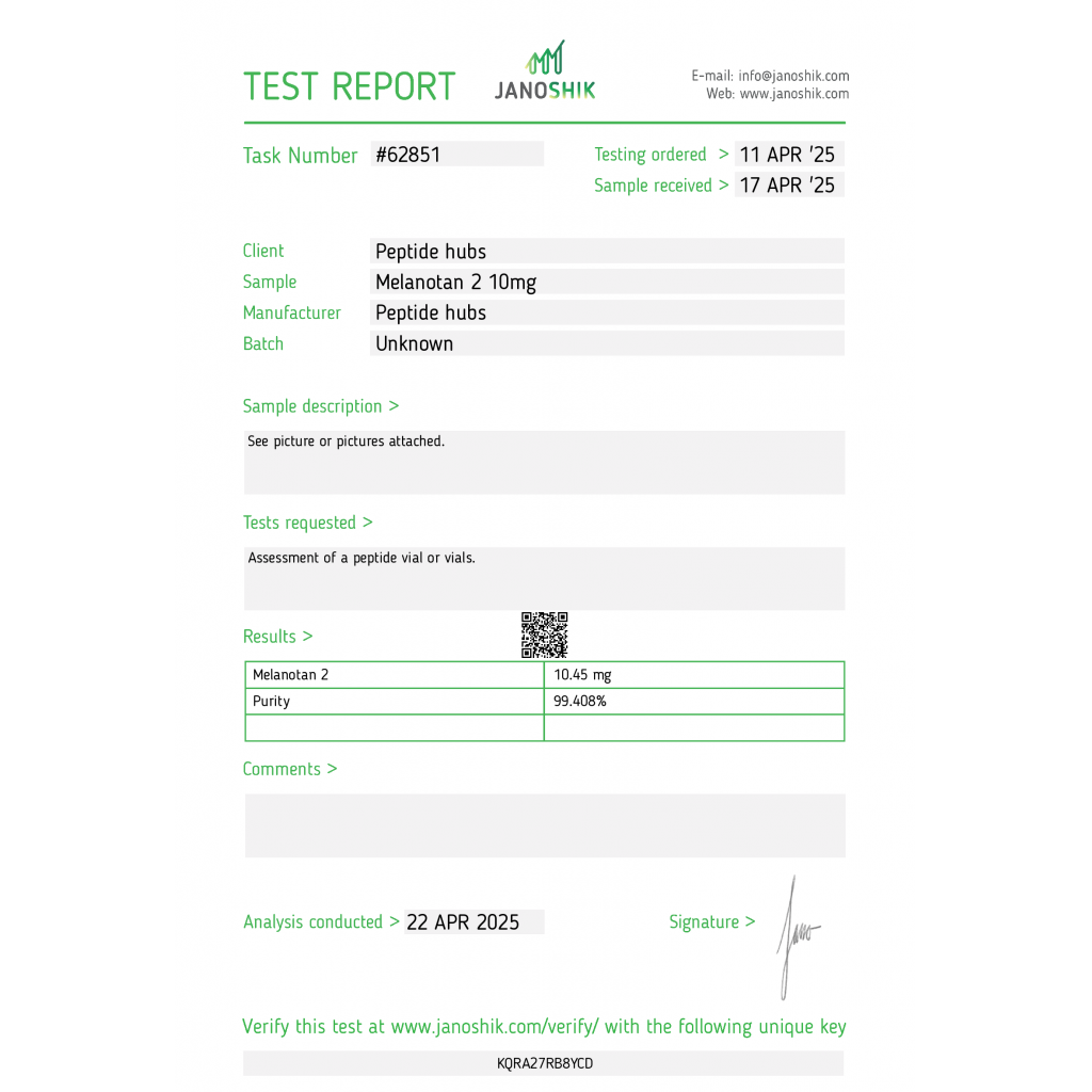 Melanotan 2 10mg Melanotan 2 10mg