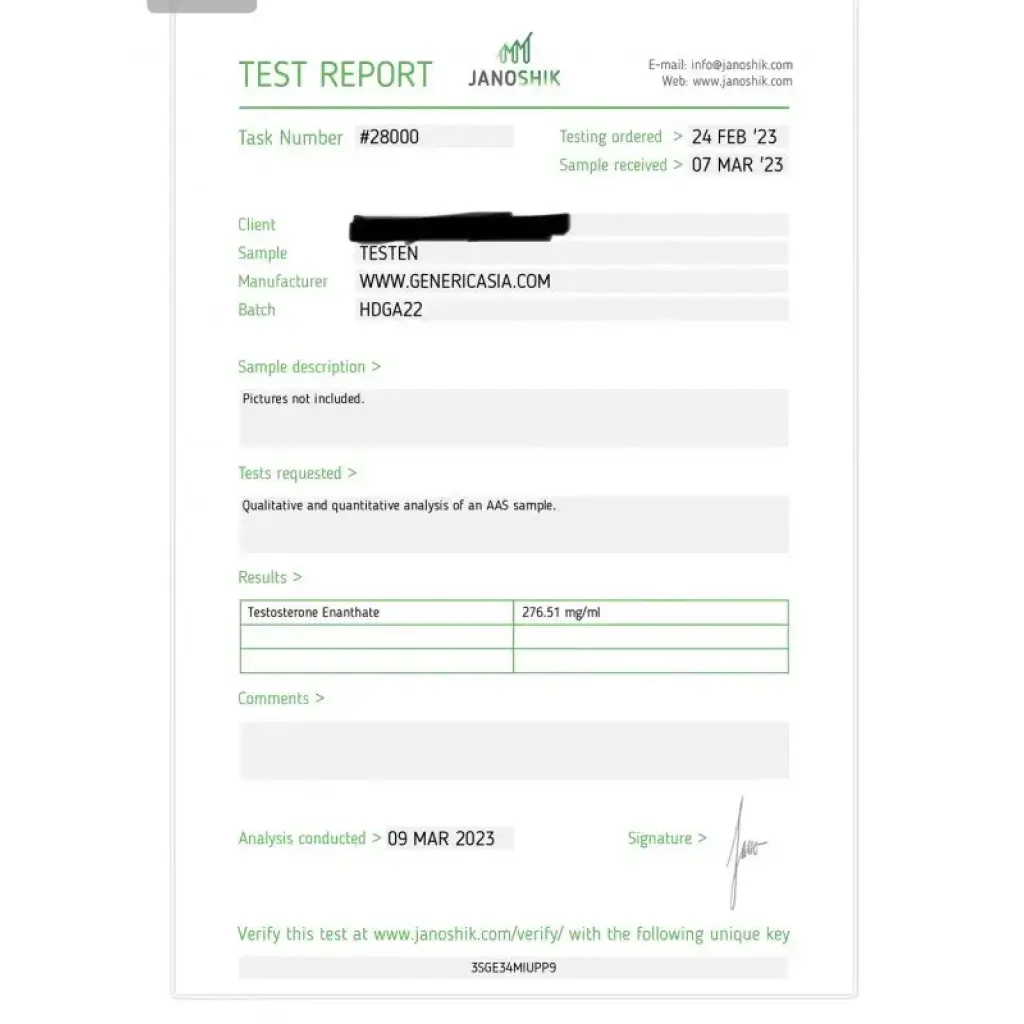 Testosterone Enanthate Testosterone Enanthate